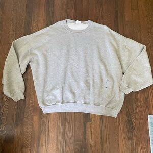 Jerzees Gray Men's Sweater